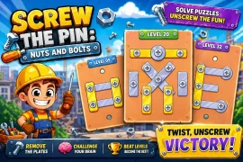 Screw the Pin: Nuts and Bolts
