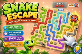 Snake Escape - Logic Puzzle | Unity Game