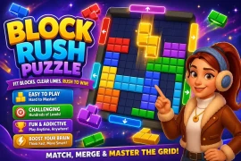 Block Rush Puzzle | Unity Game