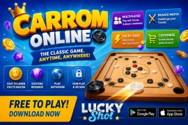 Carrom Online – (Unity Game+Admob+iOS+Android)