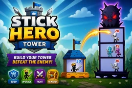 Stick Hero Tower: Mighty Party