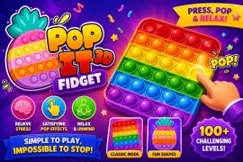 Pop It 3d Fidget | Unity Game