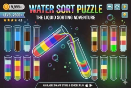 Water Sort Puzzle, liquid sorting – Unity project