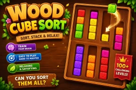 Wood Cube Sort
