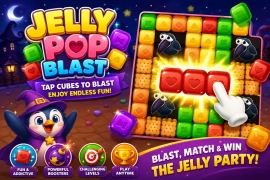 Jelly Pop Blast Match 3 Unity Game