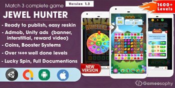 Jewel Hunter - Complete Unity Project