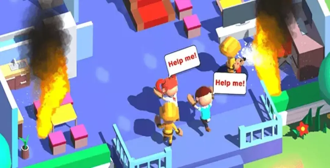Idle Firefighter Tycoon - Unity game