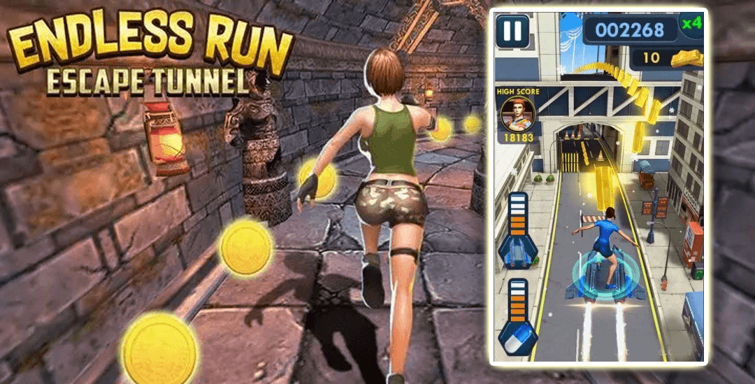 Endless Run Escape Tunnel