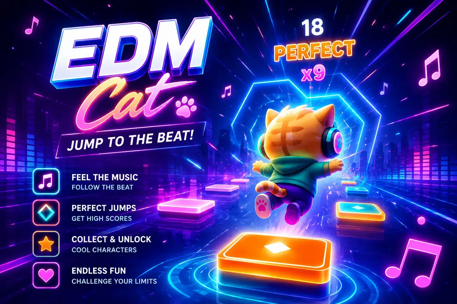 EDM Cat: Hop Beat Dance