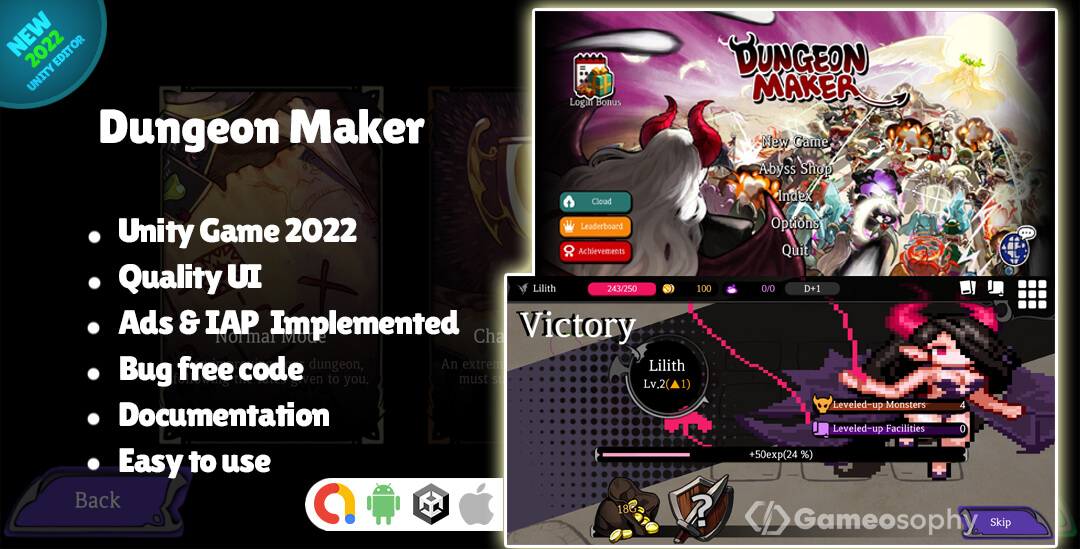 Dungeon Maker Repository Unity Game Code