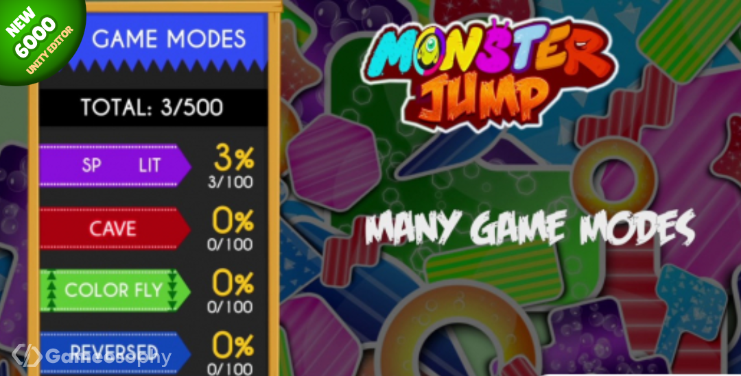 Monster Bounce: Crazy Colour Switch