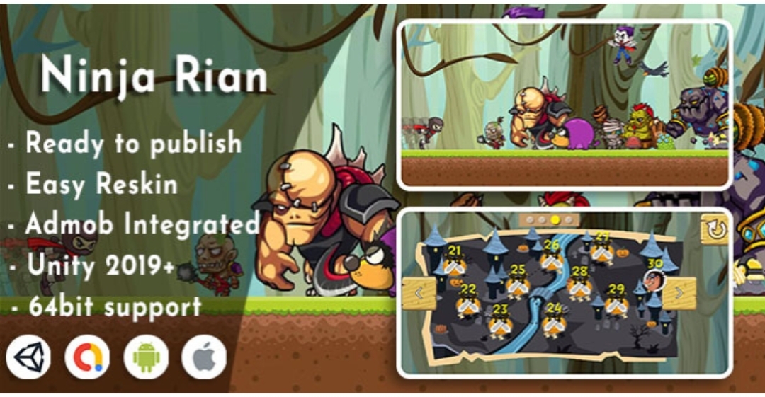 Ninja Rian – Unity Game