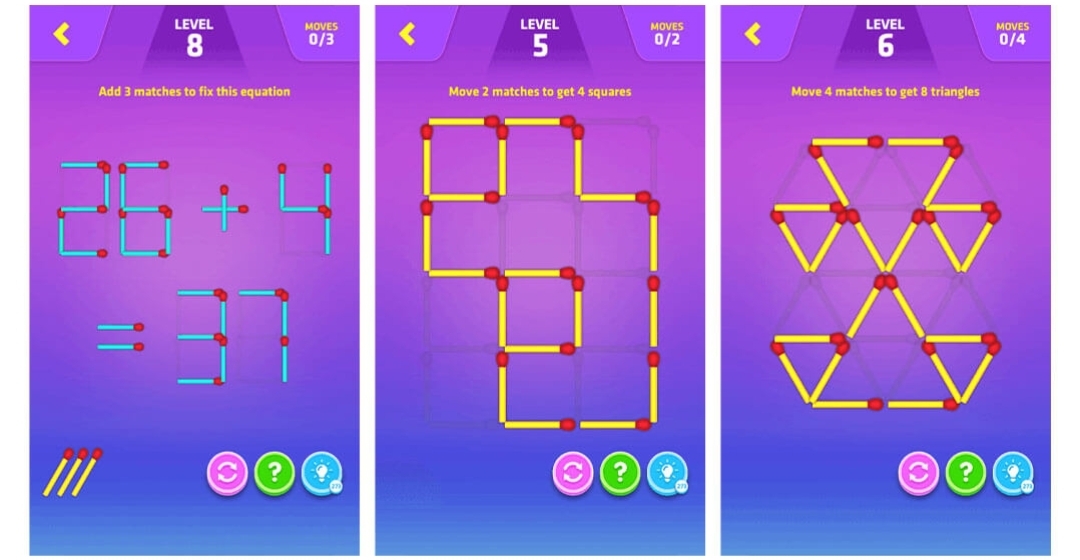 Matchstick : Matches Puzzle Unity